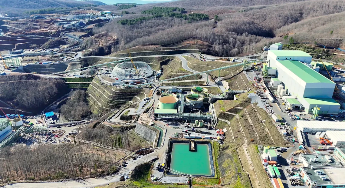 Process Plant area West side view