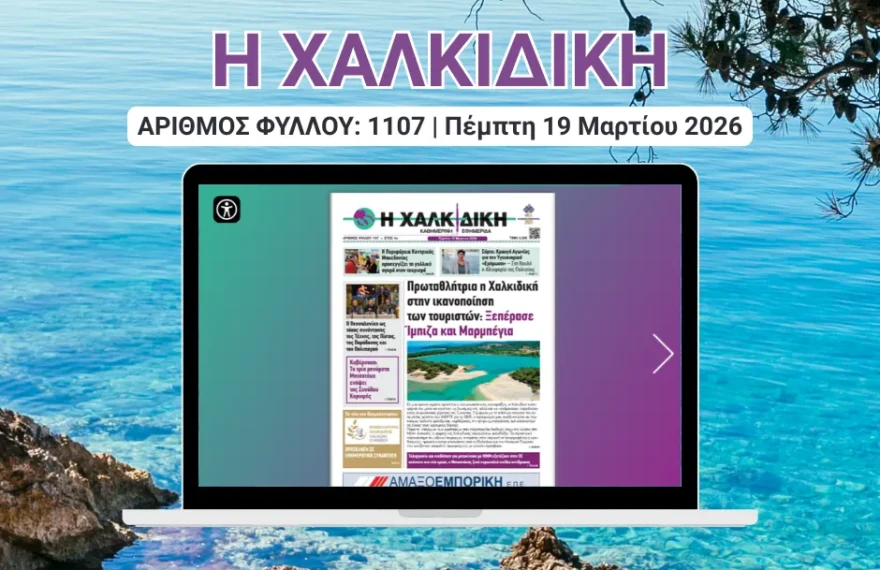 Η ΧΑΛΚΙΔΙΚΗ COVER