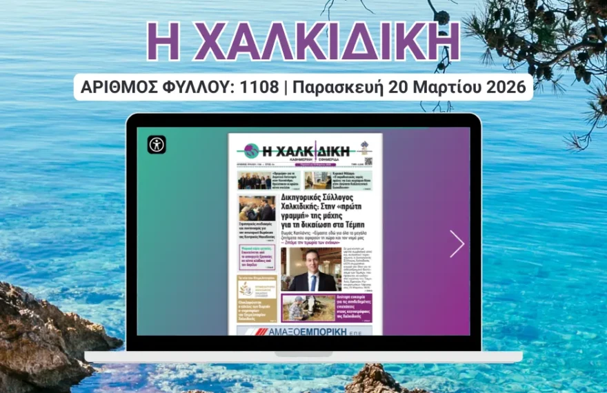 Η ΧΑΛΚΙΔΙΚΗ COVER