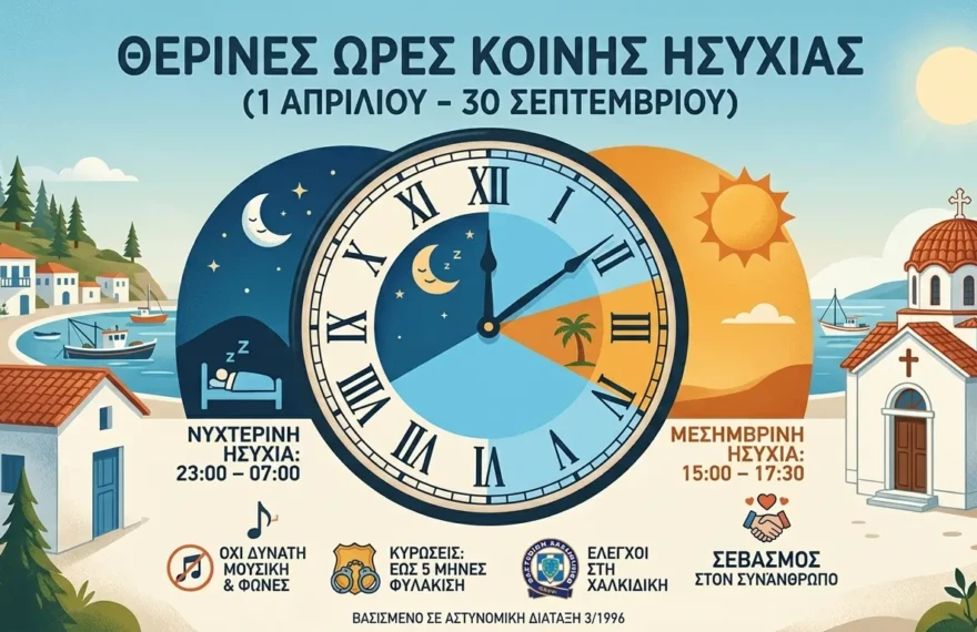 ωρες κοινης υσηχιας