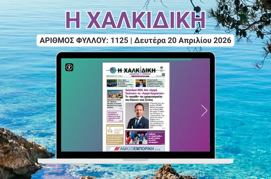 Η ΧΑΛΚΙΔΙΚΗ COVER